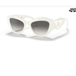 Prada White Women's Sunglasses